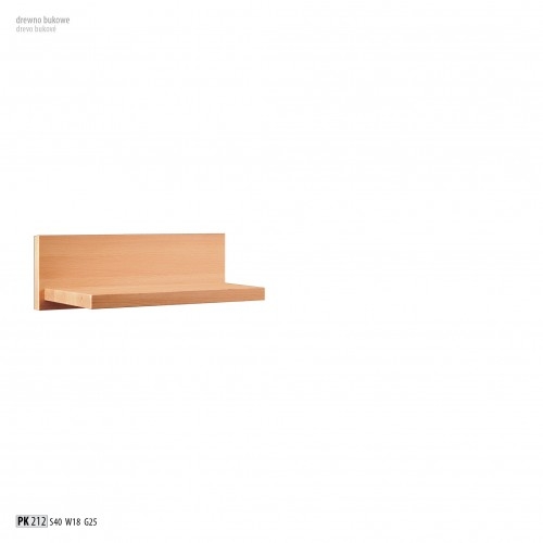 Polka wiszaca bukowa PK212