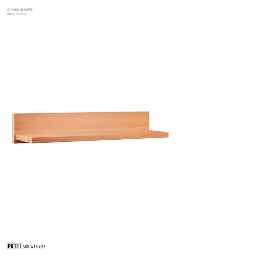 Polka wiszaca dębowa PK311