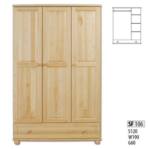 szafa sosnowa SF106