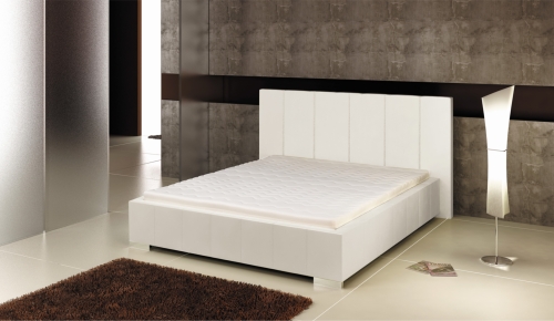 Łóżko 80272 z pojemnikiem, rama drewniana 90x200