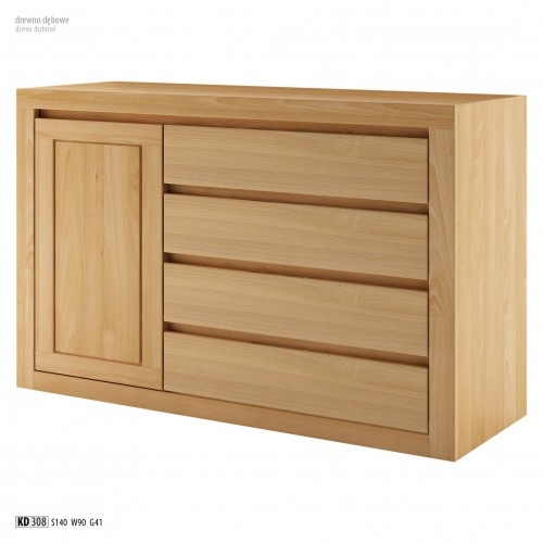 Komoda dębowa KD308