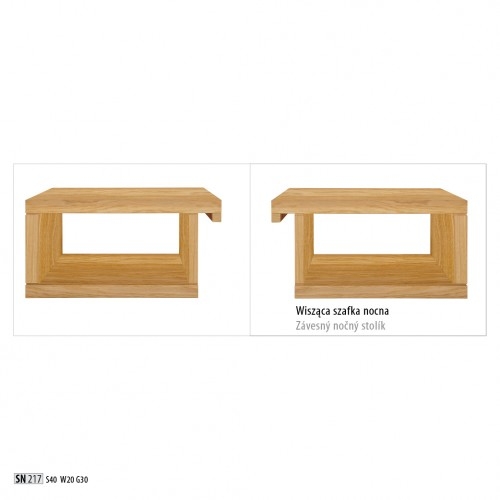 Szafka nocna dębowa SN217