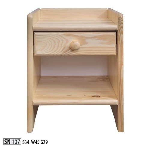 Szafka nocna sosnowa SN107